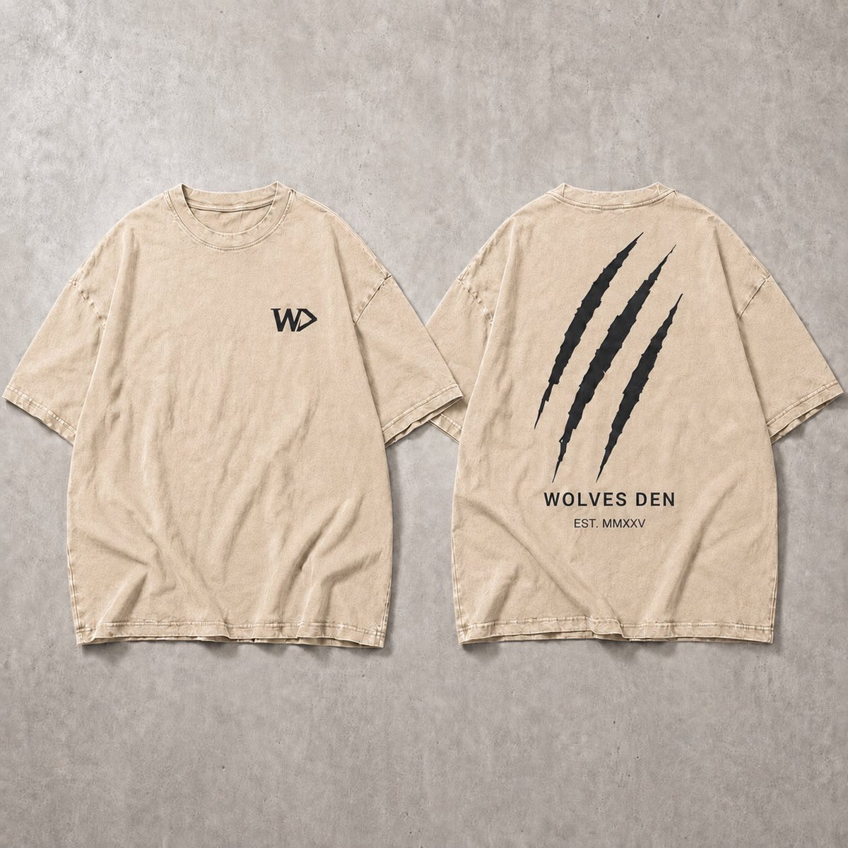 Wolves Den™ Heavyweight Washed T-Shirt